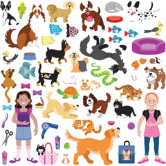 Melissa & Doug Pet Shop Puffy Sticker Set With 115 Reusable Stickers - FSC Certified