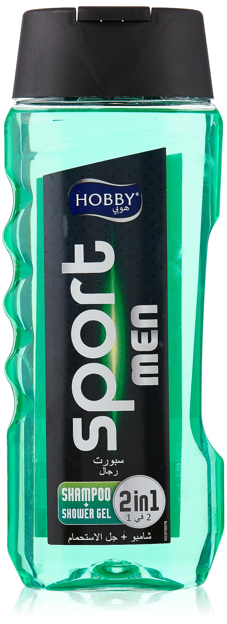 Hobby Men 2 in 1 Sport Shampoo + Shower Gel Body Wash |For Hair, Face and Body| Daily Germ Protection & Personal Hygiene | 400ml