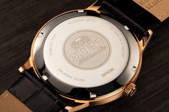 Orient FAC00002W0 Bambino Classic Analogue Automatic Watch for Men, 40.5 mm Case Size, Brown