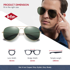 Lee Cooper Men & Women Polarised Sunglasses