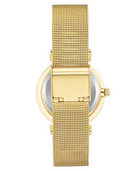 Anne Klein Women's Glitter Accented Mesh Bracelet Watch