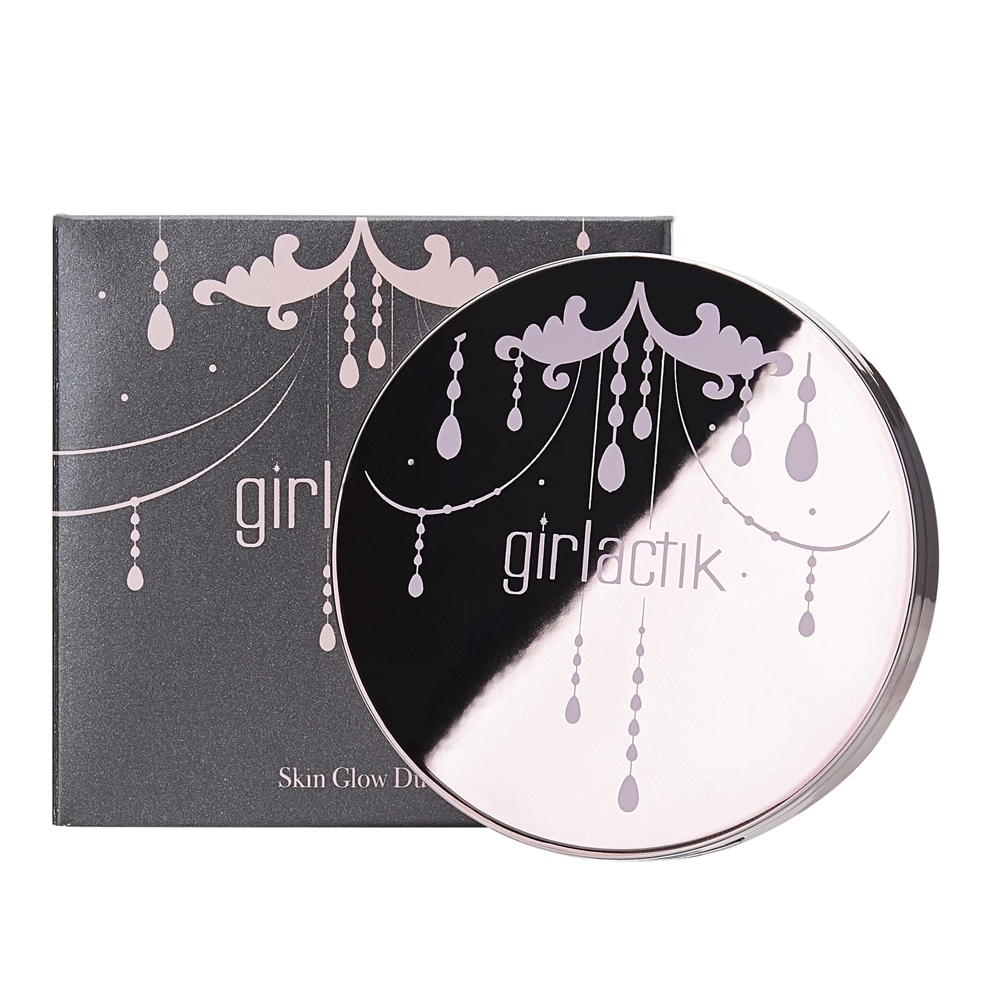 Girlactik Usa. Glow Duo Cream Highlighter & Blush. Illuminating Pearlescent Shimmer. Lightweight, Buidable Coverage. -Moonlight