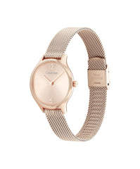 Calvin Klein TIMELESS 28MM Women's Watch, Analog - Carnation Gold