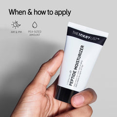 The INKEY List Peptide Face Moisturiser Cream Helps to Reduce Wrinkles Hydrate Skin and Support Natural Collagen 50ml