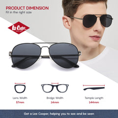Lee Cooper Men & Women Polarised Sunglasses