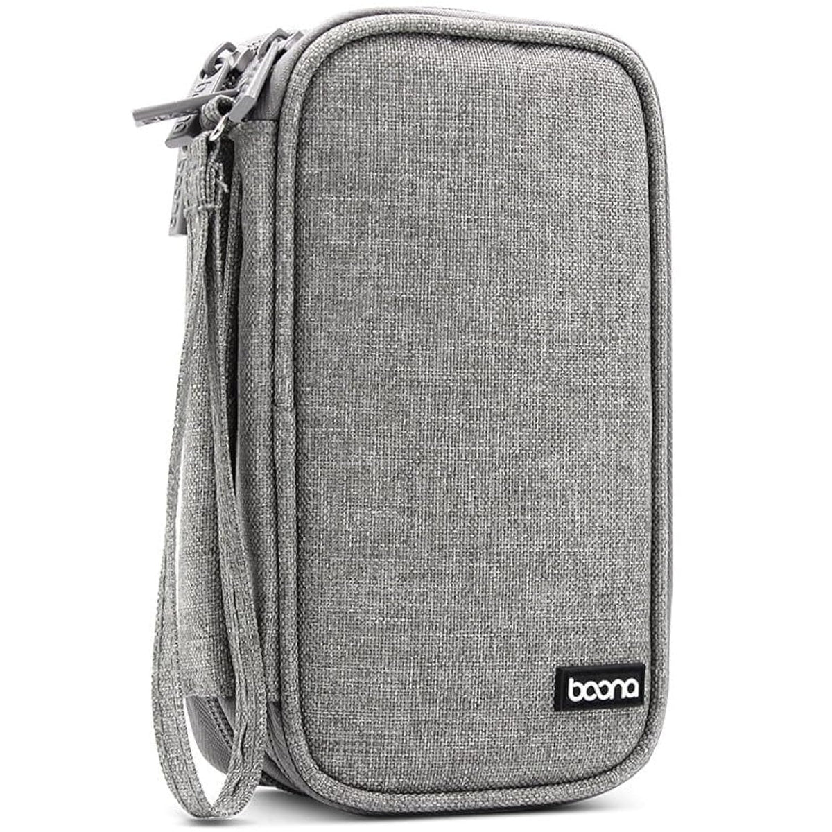 Liumrlte Travel Electronics Organizer, Portable Carrying Pouch for Power Bank, Phone, Wall Charger, USB Cables and Other Phone Accessories