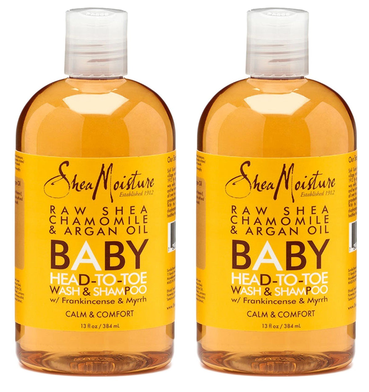 Shea Moisture Kids Shampoo & Wash, 13 oz Chamomile & Argan Oil (384 ml) - 2 Pack