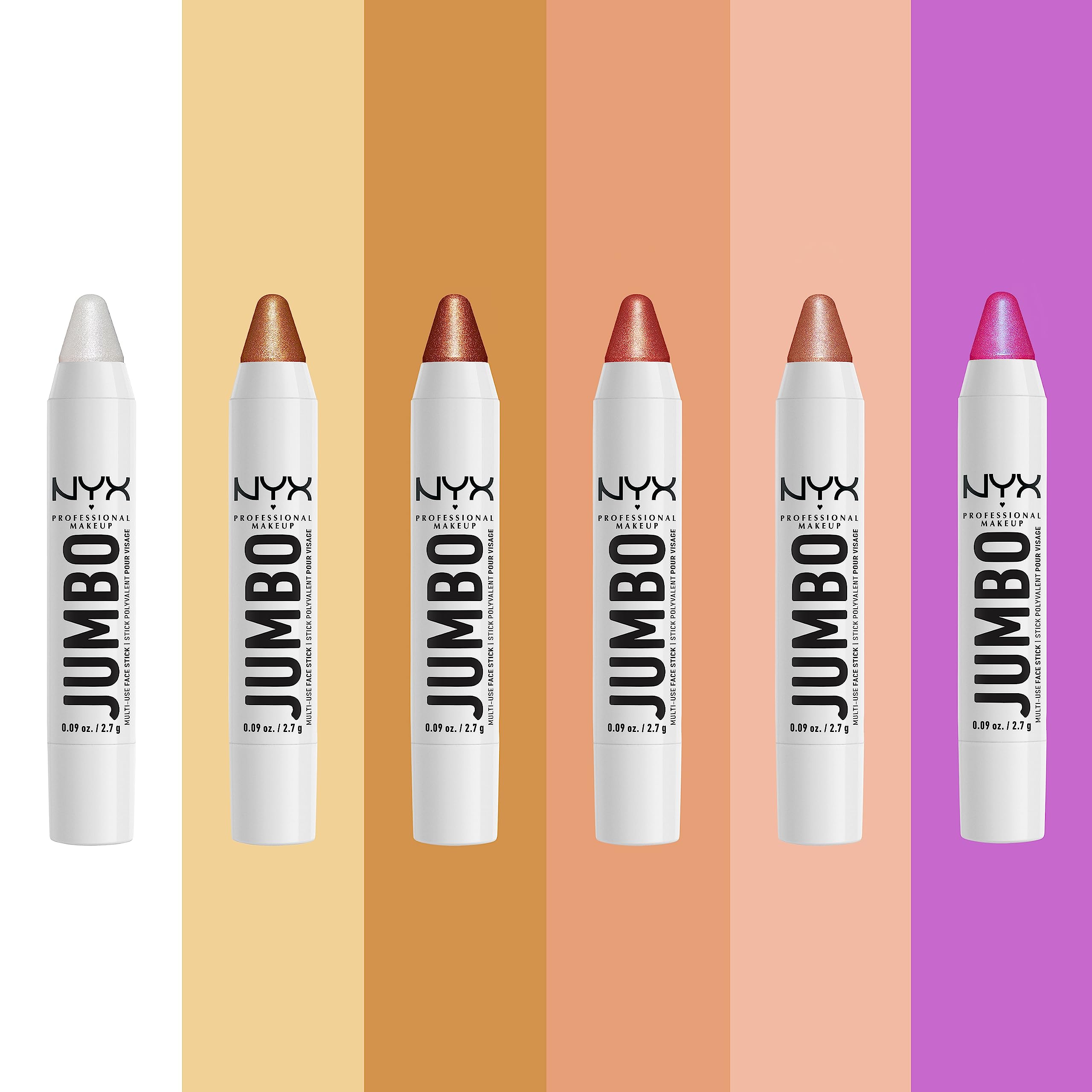 NYX PROFESSIONAL MAKEUP, Jumbo Face Stick Highlighter - Flan