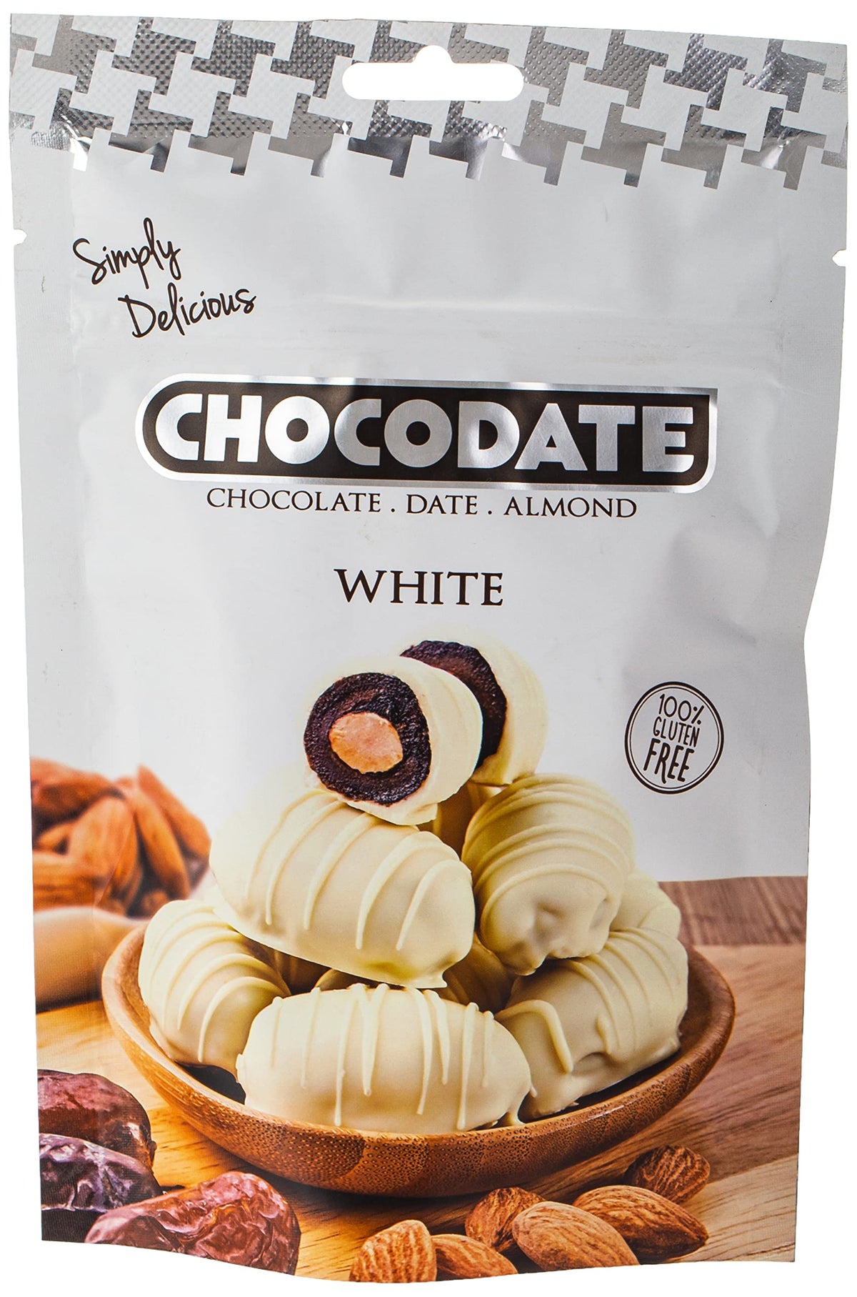 Chocodate Exclusive Real White Chocolate Pouch - 100 g
