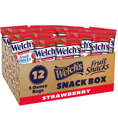 Welch's Strawberry Fruit Snacks, 5 oz (Pack of 12)