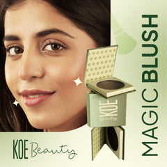 Koe Beauty Magic Hour Blush | Natural Colour - Reacts With Your Skin’s PH To Create A Colour Perfect For You | 4.5g | Cream To Powder Formulae | Long Lasting | All Skin Types | Lightweight & Buildable