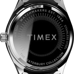 Timex Women's Waterbury Legacy Boyfriend 36mm Watch - Silver/White