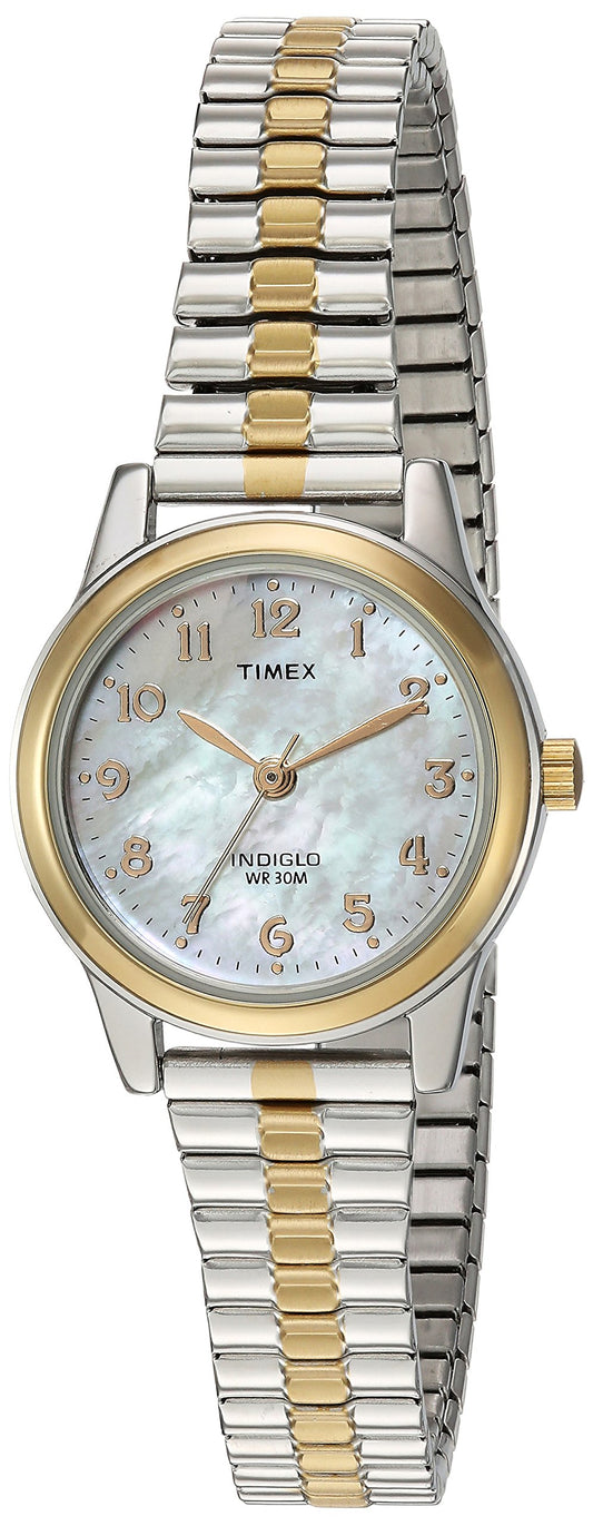 Timex Women's Essex Ave 25mm Watch - Two-Tone/MOP Extra-Long