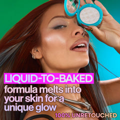 wet n wild Chameleon Chrome Highlighter, Dynamic Color Shift, Liquid-to-Baked Texture, Customizable Luminous Radiance, Cruelty-Free - Too Sirius