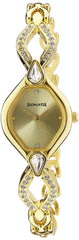 Sonata Analog Gold Dial Women's Watch-NL8063YM04/NP8063YM04
