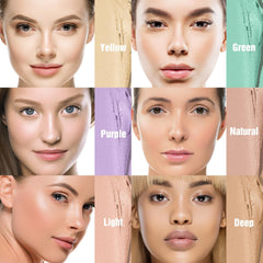KASTWAVE 6 Color Contour Stick Concealer Bronzer Stick Cream Palette Contour Multifunctional Contouring Makeup Kit for Face Highlighter Makeup Stick Set Long Lasting & Waterproof