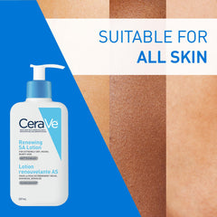 CeraVe SALICYLIC ACID Lotion, Renewing SA Exfoliating Body Lotion for Dry, Rough & Bumpy Skin, Psoriasis, Keratosis Pilaris, Itching & Flaking. With Lactic Acid, Hyaluronic Acid, Fragrance Free, 237ML