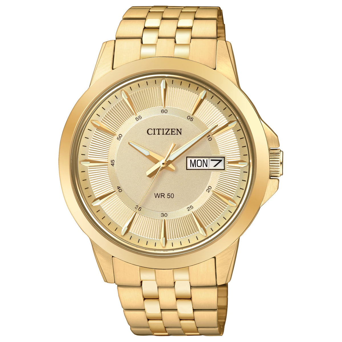 Citizen Men's Quartz Watch, Analog Display And Stainless Steel Strap