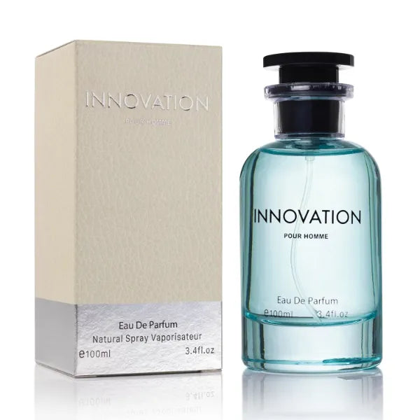 URBAN COLLECTION Innovation Perfume for Men, Citrus Aromatic Fresh Fragrance, Sparkling Bergamot Orange Citron Black Tea, Ginger Neroli Cinnamon, Long Lasting Clean Luxury Scent 3.4 oz / 100ml