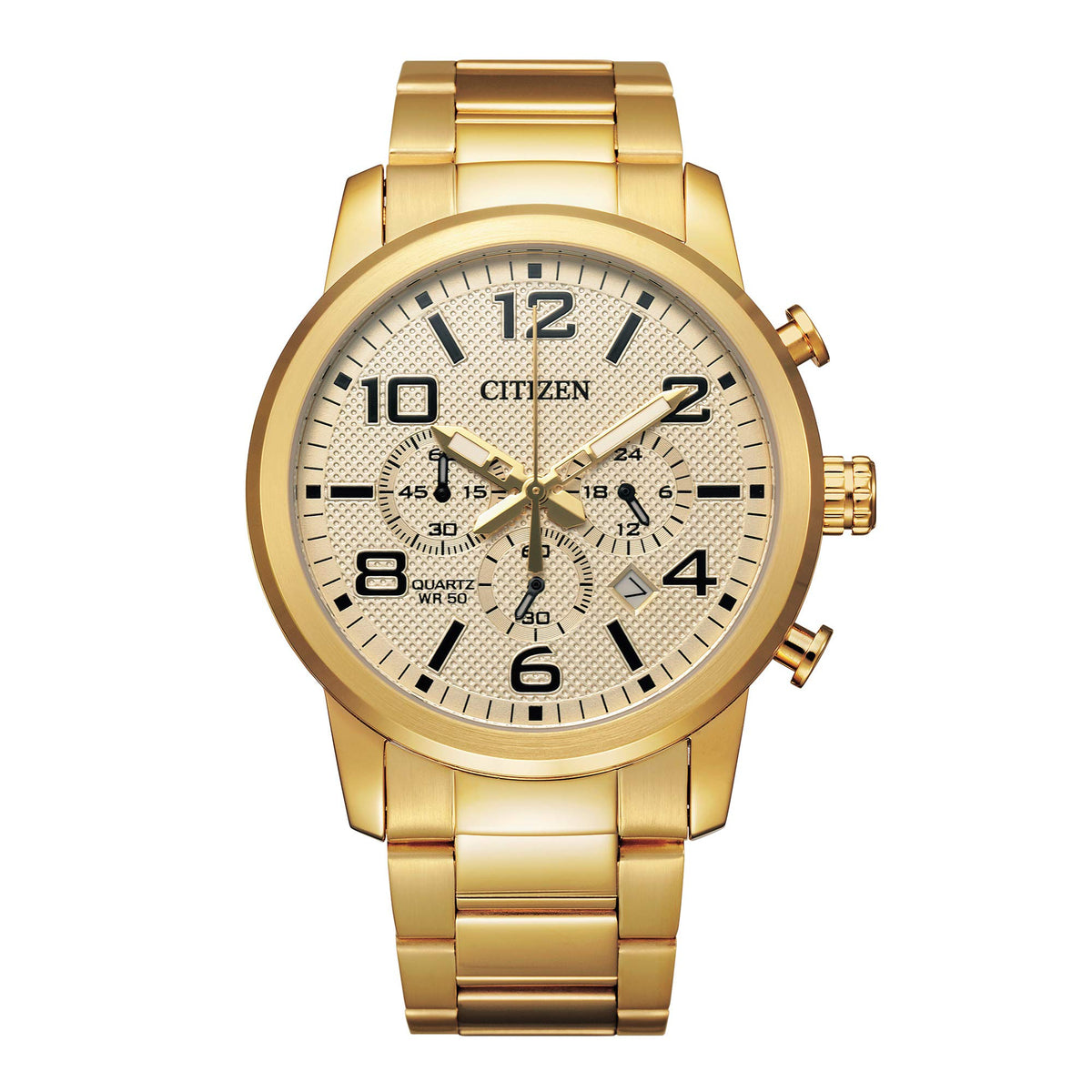 Citizen Quartz Mens Watch, Stainless Steel, Chronograph
