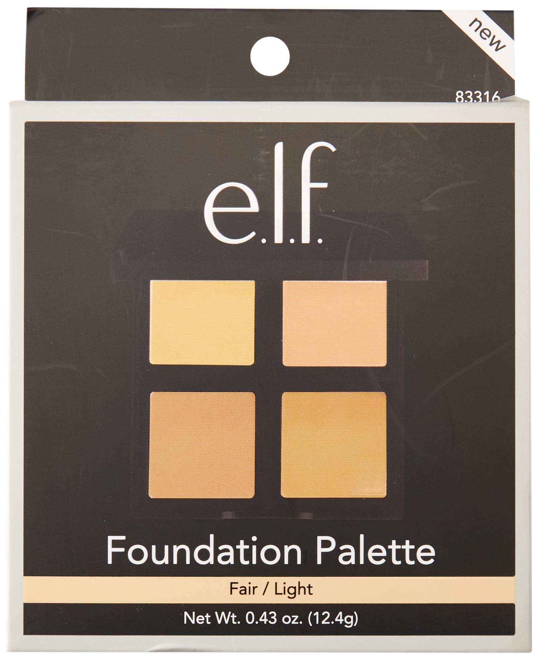 e.l.f. 83316 Foundation Palette - Fair/Light