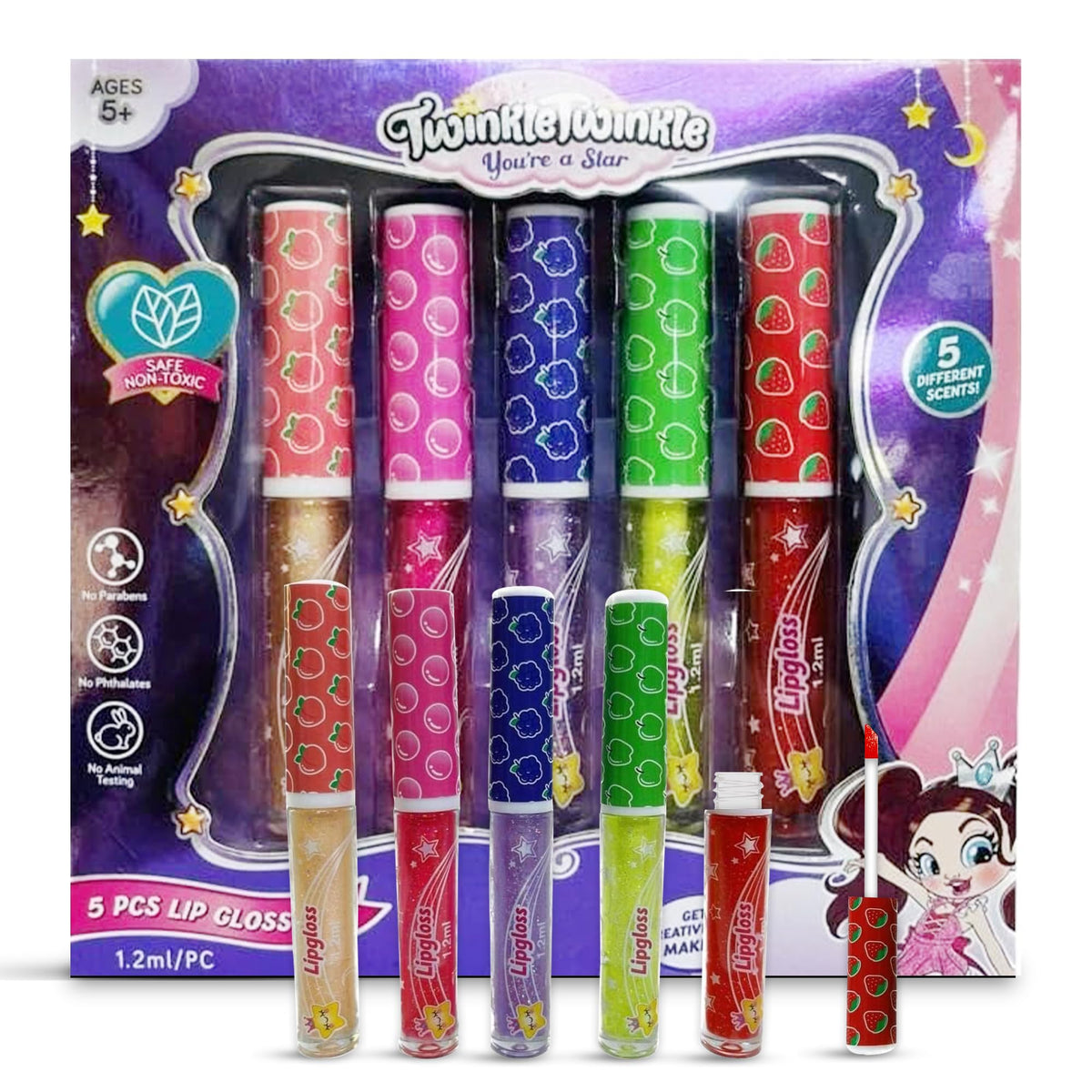 Shush Twinkle Twinkle Lip Gloss Set Pack of 5