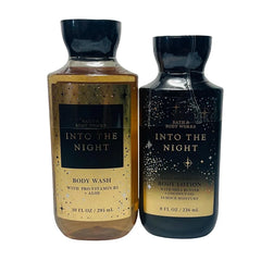 Bath & Body Works Into The Night Lotion and Body Gel Wash 2 Piece Set