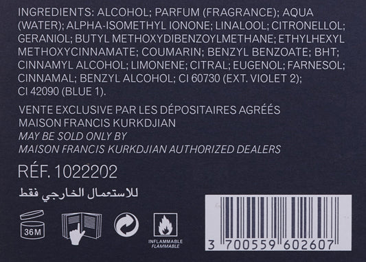 Maison Francis Kurkdjian Maison Francis Kurkdjian Oud Satin Mood For - perfumes for women 70ml - Eau de Parfum