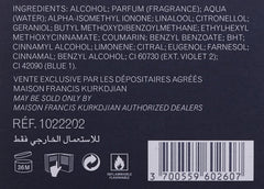 Maison Francis Kurkdjian Maison Francis Kurkdjian Oud Satin Mood For - perfumes for women 70ml - Eau de Parfum