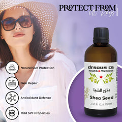 Drsous Ca Chia Seed Oil 100ml | 100% Pure Cold Pressed Essential Undiluted Therapeutic Grade Oil for Relaxation, Massage for Muscle Relief | Made in Palestine