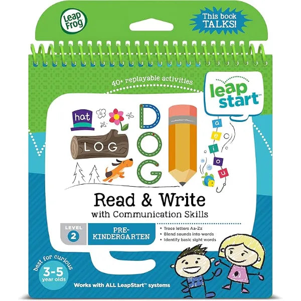 LeapFrog LeapStart Pre-Kindergarten Activity Book Read & Write and Communication Skills