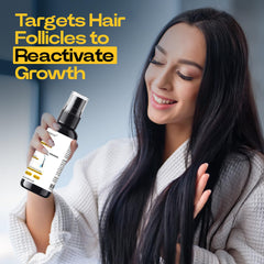 5% Minioxidil, Hair Growth Serum, Regrowth Treatment For Thickens Hair,Promotes Hair Density Help to Stop Thinning loss stimulates Hair Growth, Regain Hair Serum with Biotin