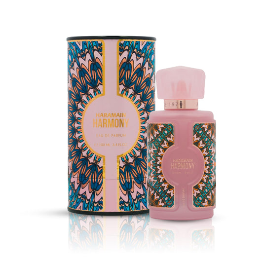 Al Haramain Harmony Eau De Parfum 100ml | Luxury Long Lasting Unisex Perfume | Fresh Citrus Spicy Arabic Fragrances with Grapefruit, Bergamot & Ginger
