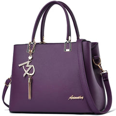 Womens Purses and Handbags Shoulder Bags Ladies Designer Top Handle Satchel Tote Bag - Violet