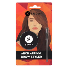 SUGAR Cosmetics Arch Arrival Brow Styler - Water-proof, Long-lasting and Transfer-proof, Natural Finish with Spoolie Shaping Brush - 5 gm