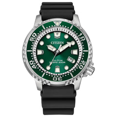 Citizen Promaster Dive Eco-Drive Watch, 3-Hand Date, ISO Certified, Luminous Hands and Markers, Rotating Bezel