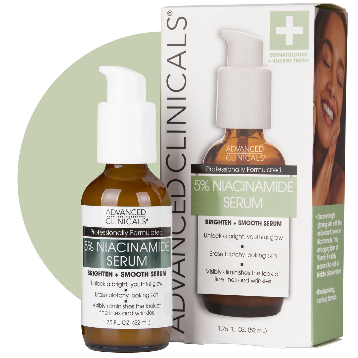 Advanced Clinicals, Niacinamide 5% Serum, Professional Strength, 1.8 fl oz (52 ml)
