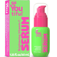 BeYOUtiful Vitamin C Face Serum, Preppy Skin Care for Teens, Tweens, and Kids, Acne Treatment for Girls and Boys, Brightening Moisturizer, 1.35 fl oz