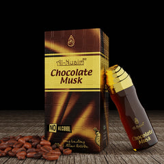 Al-Nuaim Chocolate Musk Alcohol Free Attar - Pack of 2 (20ml Each) | Exquisite & Long Lasting Fragrance