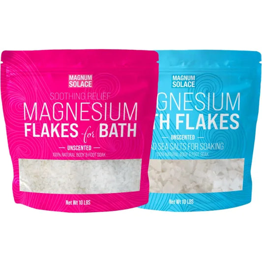 Magnum Solace 20 LBS Magnesium Flakes Bundle