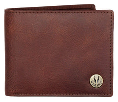 WildHorn Brown Men's Wallet - Brown Crackle