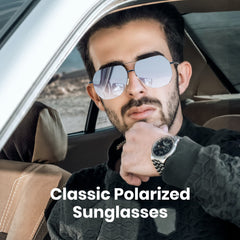 Cyxus Sunglasses for Men Women Classic Polarized Sunglasses UV400 Protection Anti Glare for Driving Outdoor