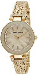 Anne Klein Women's Premium Crystal Accented Mesh Bracelet Watch