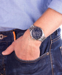 CITIZEN Men's Chronograph Eco-Drive Watch with a Stainless Steel Band