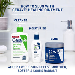 CeraVe Petrolatum Ceramides Healing Ointment for Protecting and Soothing Cracked & Chafed Skin (3oz)