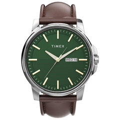Timex Men's Dress 45mm Watch - Brown/Green