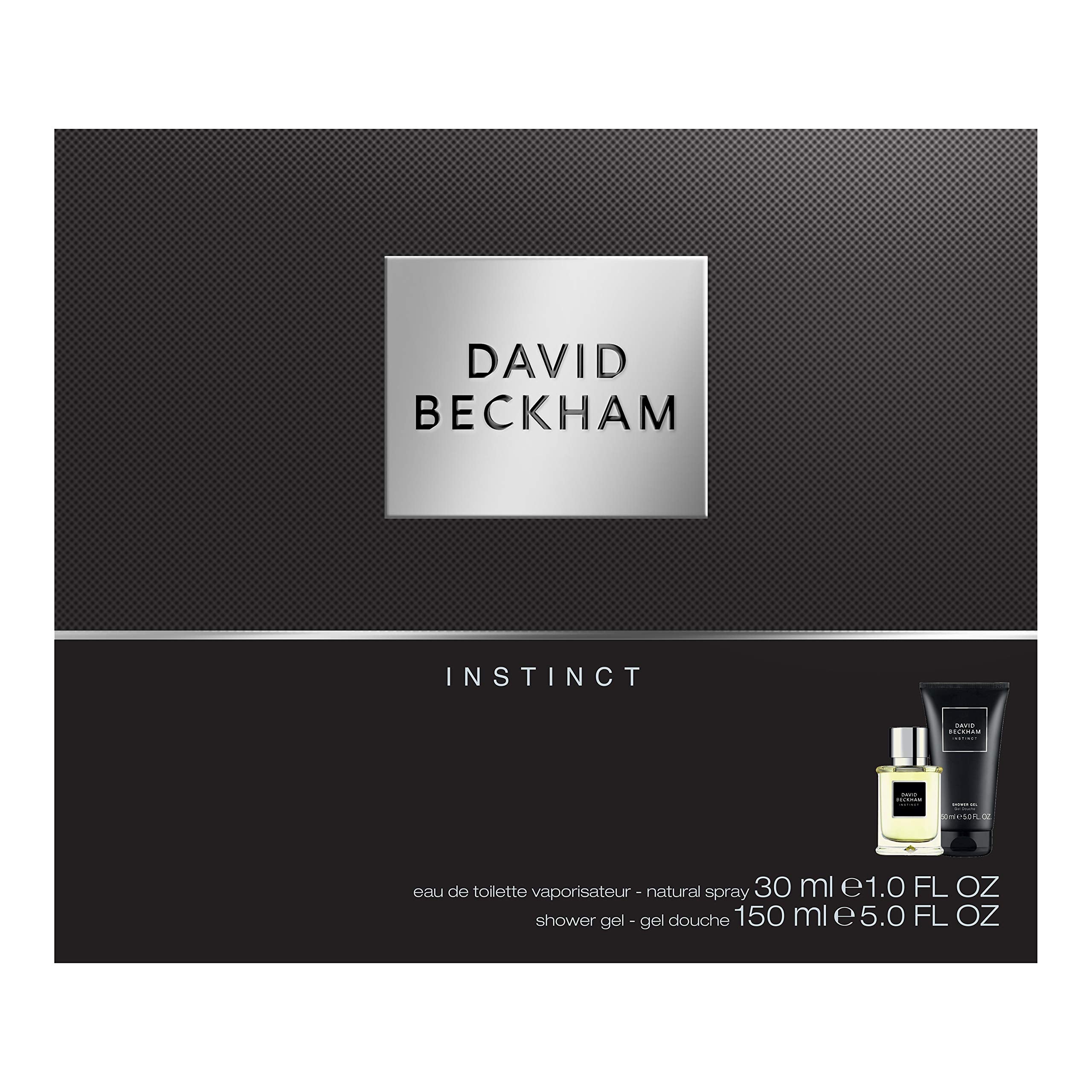 David Beckham Instinct Gift Set - EDT + Shower Gel, 180 ml