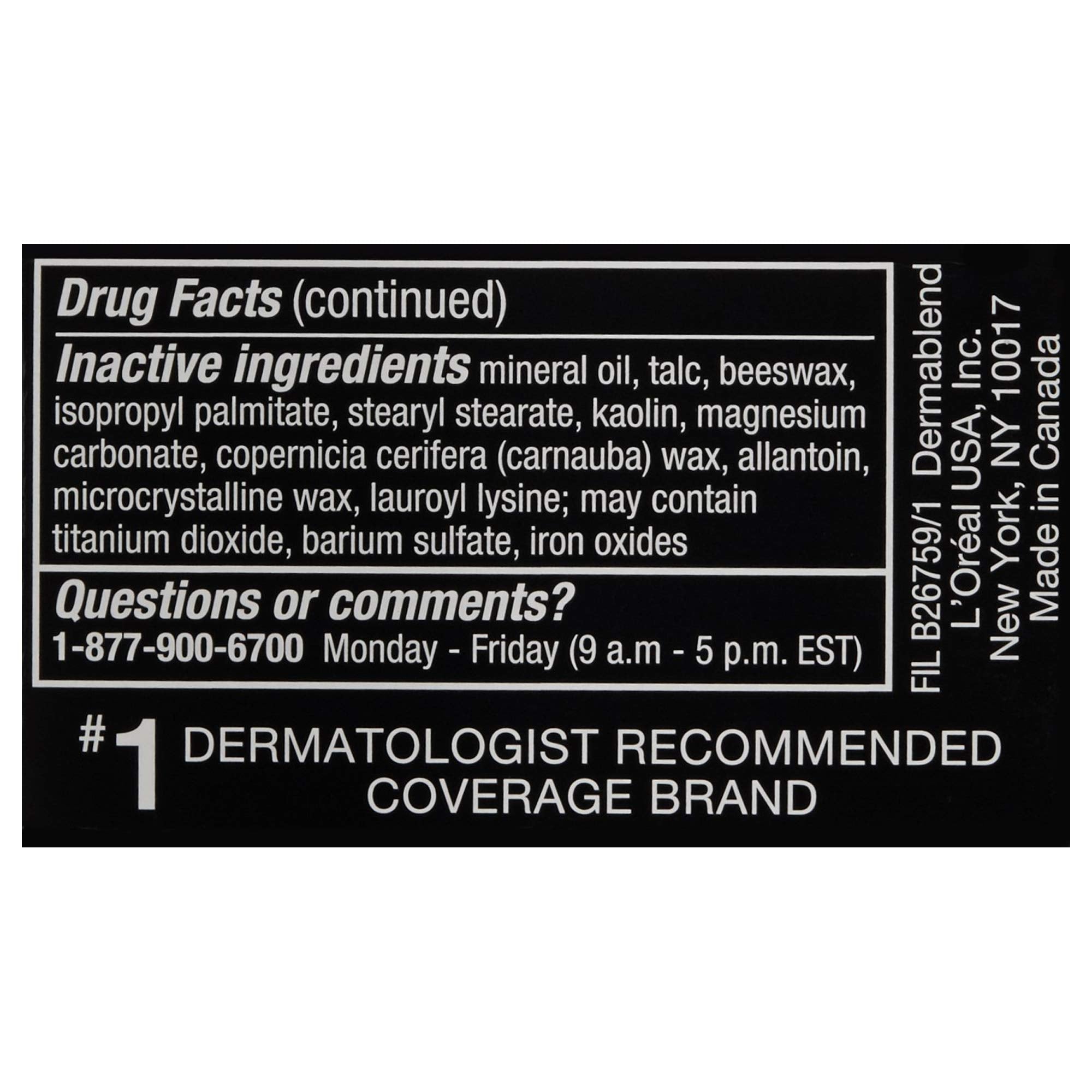 DERMABLEND Cover Creme High Color Coverage SPF 30 25N Natural Beige for Women 1 oz Foundation, 1 Fl Oz (Pack of 1)