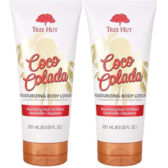 Tree Hut Coco Colada Moisturizing Body Lotion, Ceramide and Squalene Formula Helps Protect Skin, Long lasting Hydration Leaves Skin Feeling Soft & Moisturized, 8.5 fl oz. (Pack of 2)