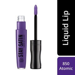 Rimmel London Stay Satin Liquid Lipstick, Atomic, 5.5 ml